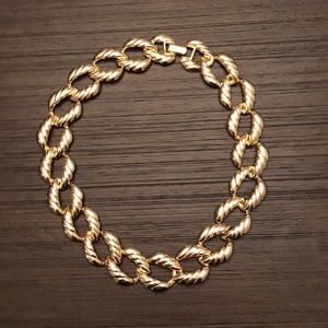 Vintage Gold Chunky Necklace